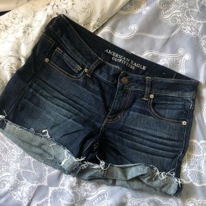American Eagle cuffed denim shorts